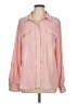 Investments 100% Polyester Pink Long Sleeve Blouse Size L - photo 1