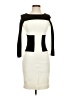 Cache Color Block Ivory Cocktail Dress Size 0 - photo 1