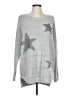 Lilis Closet Stars Silver Pullover Sweater Size L - photo 1