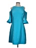 Nicole Miller Teal Cocktail Dress Size 4 - photo 1
