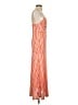 MNG 100% Polyester Stripes Orange Casual Dress Size 4 - photo 4