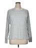 Lands' End Tweed Silver Long Sleeve T-Shirt Size XL - photo 1