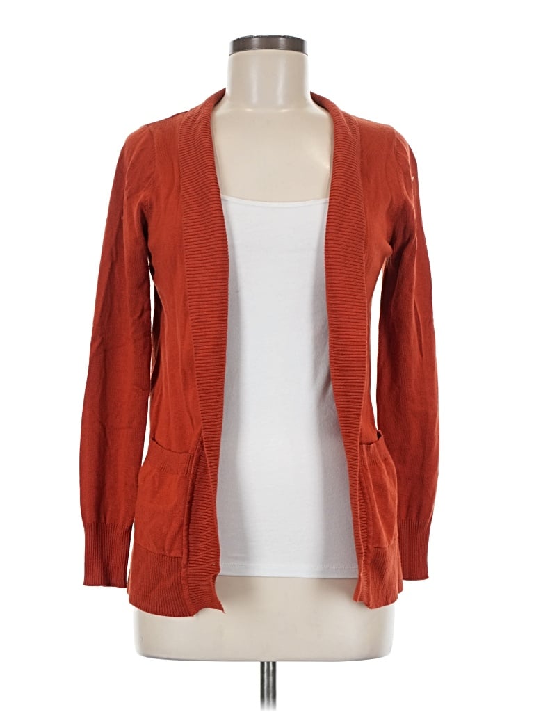Pre-owned Cielo Cardigan Sweater In Orange