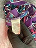Miami 100% Polyester Purple 3/4 Sleeve Blouse Size S - photo 8