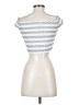 Basics White Short Sleeve Top Size S - photo 2
