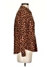 Rails Animal Print Orange Tan Long Sleeve Blouse Size S - photo 4