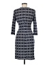 Laundry by Design Argyle Gray Blue Casual Dress Size 6 - photo 1