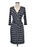 Laundry by Design Argyle Gray Blue Casual Dress Size 6 - photo 2