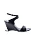 Sigerson Morrison 100% Leather Black Wedges Size 8 1/2 - photo 1
