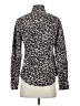 J.Crew Animal Print Brown Long Sleeve Blouse Size 2 - photo 2