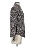J.Crew Animal Print Brown Long Sleeve Blouse Size 2 - photo 4