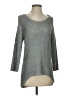 Quinn Metallic Silver Pullover Sweater Size S - photo 1