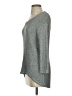 Quinn Metallic Silver Pullover Sweater Size S - photo 5