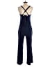 Amour Vert Solid Blue Jumpsuit Size S - photo 2