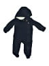 Carter's Tweed Blue Long Sleeve Onesie 3-6 MO / 6 MO - photo 1