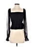 WAYF Black Long Sleeve Blouse Size XS - photo 1