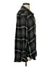 Bella Dahl 100% Rayon Plaid Black Long Sleeve Button-Down Shirt Size S - photo 4