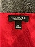 Talbots 100% Polyester Red Short Sleeve Blouse Size 12 - photo 7