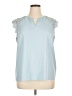 Shein Blue Sleeveless Blouse Size 1X - photo 1
