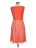 Connected Apparel 100% Polyester Orange Cocktail Dress Size 8 - photo 2