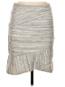 Weston Chevron-herringbone Gray Casual Skirt Size M - photo 1