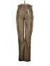 Gap 100% Polyurethane Brown Tan Faux Leather Pants Size 27 Waist Long - photo 1