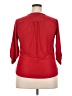 NY Collection Red 3/4 Sleeve Blouse Size XXL (estimated) - photo 2