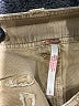 Free People 100% Cotton Tan Khakis Size 2 - photo 6