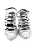Giuseppe Zanotti Metallic Silver Heels Size EU 38 1/2 - photo 2