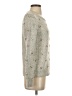 Banana Republic Stars Silver Gray Pullover Sweater Size S - photo 4