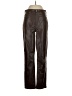 Gap 100% Polyester Brown Faux Leather Pants Size 27L - photo 1