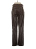 Gap 100% Polyester Brown Faux Leather Pants Size 27L - photo 2