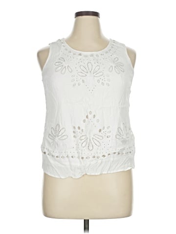 Skies Are Blue Sleeveless Blouse (view 1)