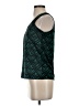 Ann Taylor 100% Polyester Teal Sleeveless Top Size XS - photo 5