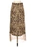 Unbranded Animal Print Brown Tan Casual Skirt Size S - photo 1