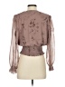 Elie Tahari 100% Polyester Brown 3/4 Sleeve Blouse Size S - photo 2