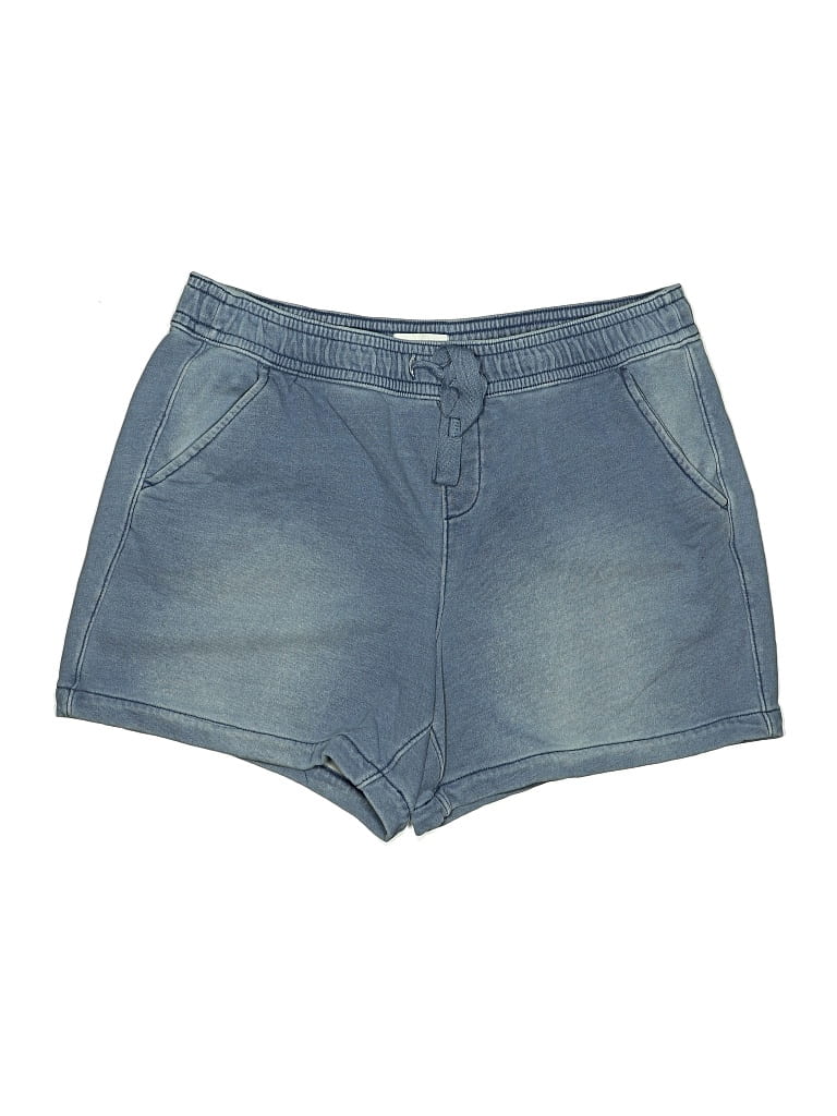 Pre-owned Lane Bryant Denim Shorts In Blue