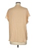 Maison d' Amelie 100% Polyester Tan Short Sleeve Blouse Size M - photo 2