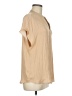 Maison d' Amelie 100% Polyester Tan Short Sleeve Blouse Size M - photo 4