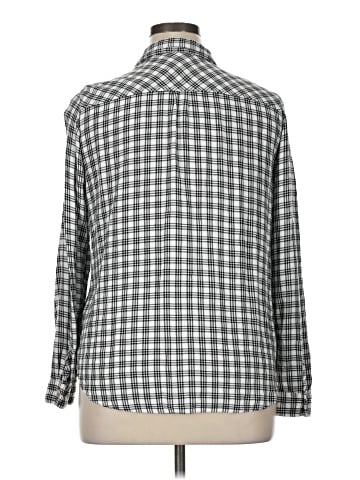 Basic Editions Long Sleeve Button-Down Shirt (view 2)