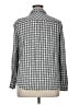 Basic Editions 100% Rayon Checkered-gingham Gray Long Sleeve Button-Down Shirt Size XL - photo 2