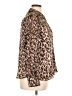 Vince Camuto 100% Polyester Animal Print Brown Long Sleeve Blouse Size XL - photo 4