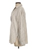 Max Studio Stripes Ivory Long Sleeve Blouse Size XS - photo 5
