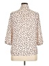 Heart Soul 100% Polyester Polka Dots Ivory 3/4 Sleeve Blouse Size XL - photo 2