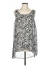 Torrid 100% Polyester Silver Sleeveless Blouse Size Lg Plus (0) - photo 1