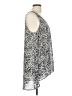 Torrid 100% Polyester Silver Sleeveless Blouse Size Lg Plus (0) - photo 4