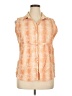 Woolrich 100% Cotton Orange Sleeveless Button-Down Shirt Size XL - photo 1