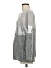 Venus 100% Acrylic Metallic Silver Pullover Sweater Size M - photo 5
