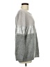 Venus 100% Acrylic Metallic Silver Pullover Sweater Size M - photo 4
