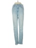Denim Forum Solid Blue Jeans Size 27 waist - photo 1